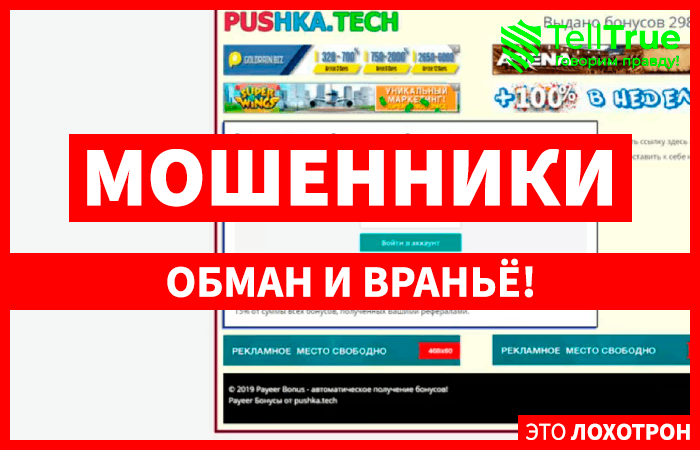 Payeer Bonus (pushka.tech): обзор и отзывы