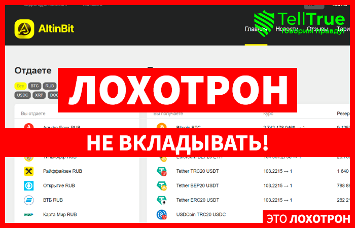 Altinbit (altinbit.com): обзор и отзывы